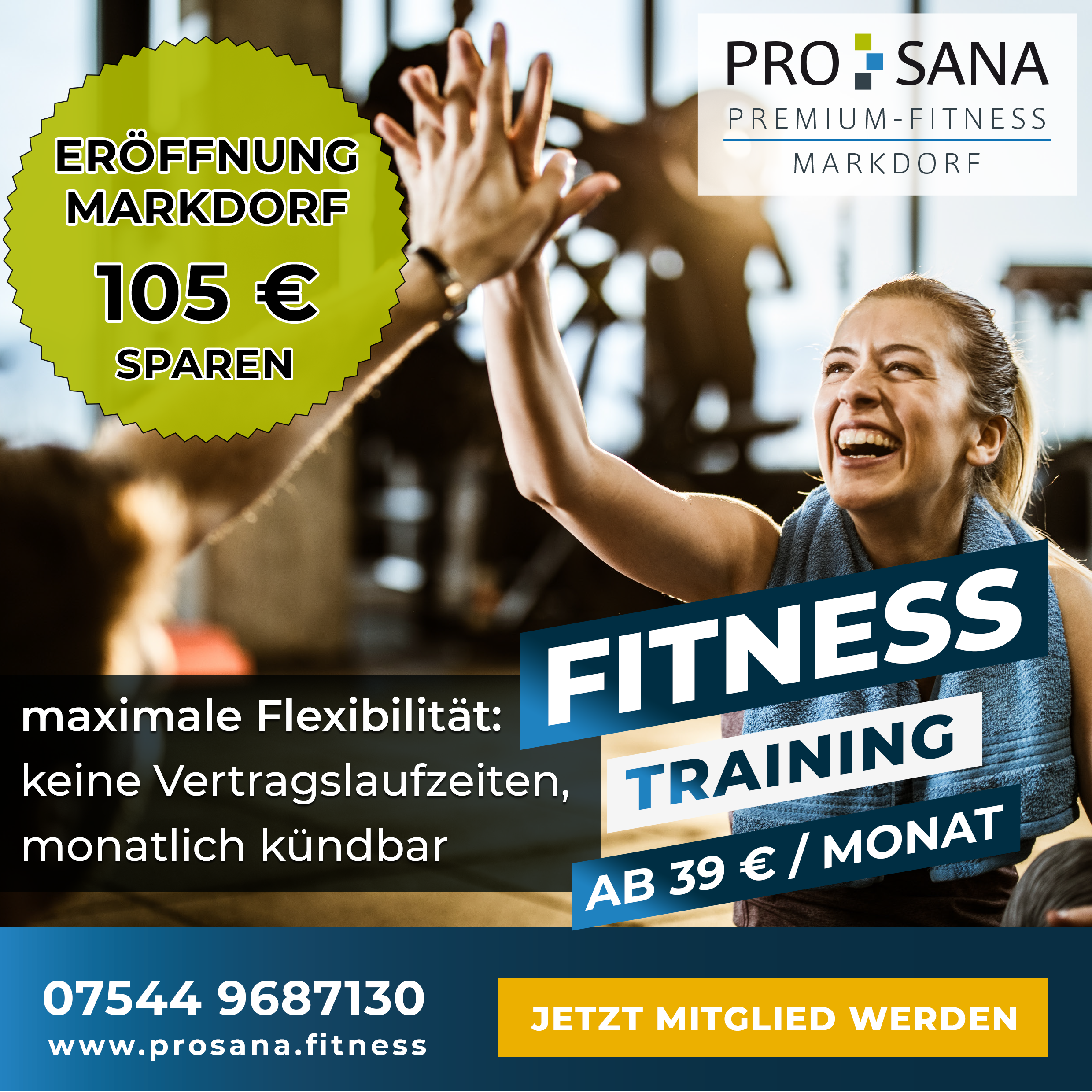 Eröffnung des ProSana-Fitnessstudios in Markdorf